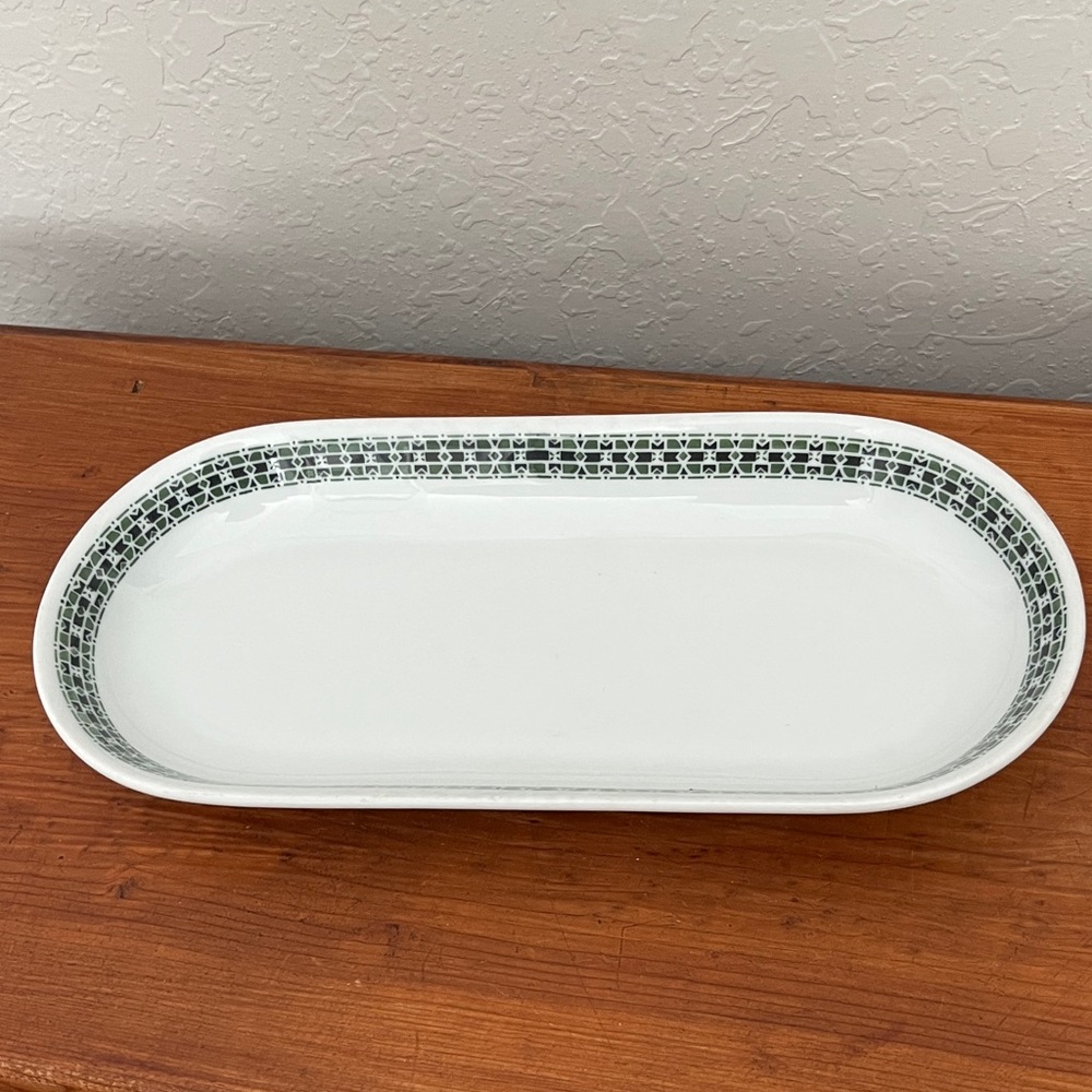 Black Knight Green Mill Albert Pick -Barth RARE 1929 USA/Germany Celery Dish 10’